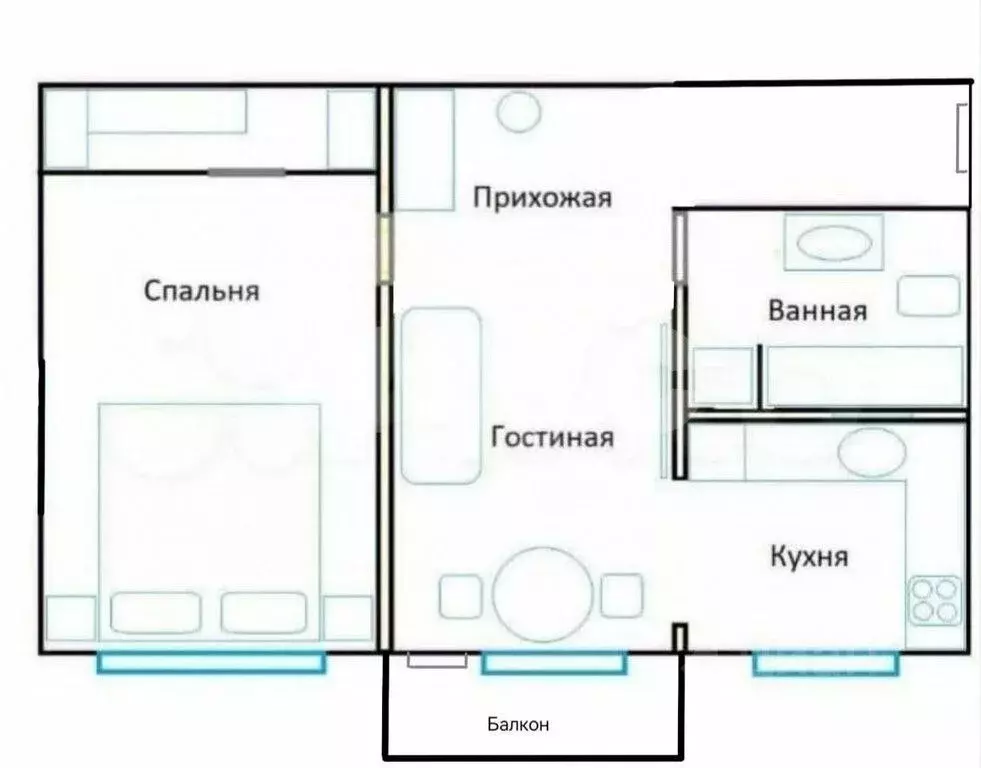 2-к кв. Москва проезд Энтузиастов, 17 (42.5 м) - Фото 2