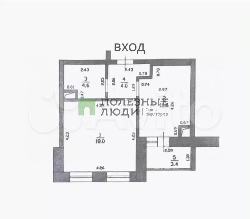 1-к. квартира, 40 м, 9/10 эт. - Фото 0