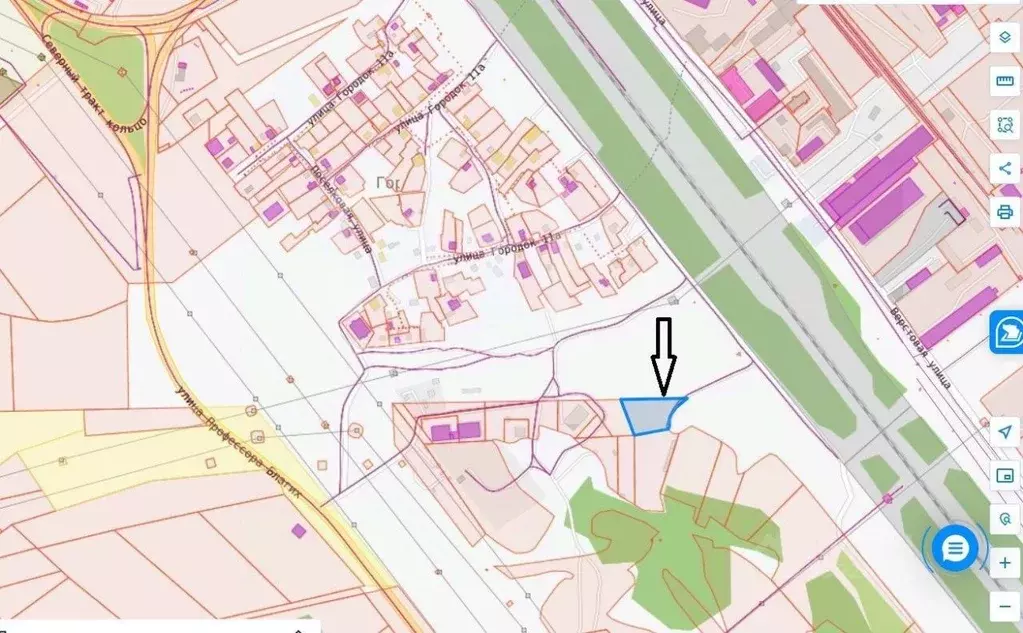 Участок в Челябинская область, Челябинск ул. Городок 11А, 82А (29.92 ... - Фото 1
