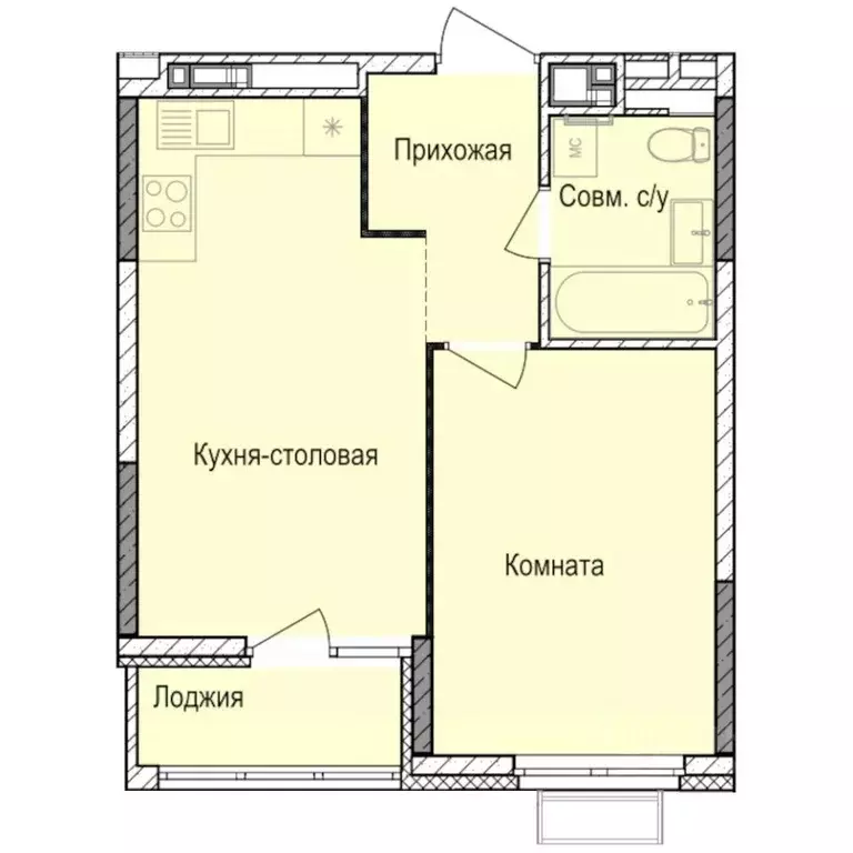 1-к кв. Удмуртия, Ижевск Автопроизводство жилрайон, Норвежский Лес ... - Фото 1