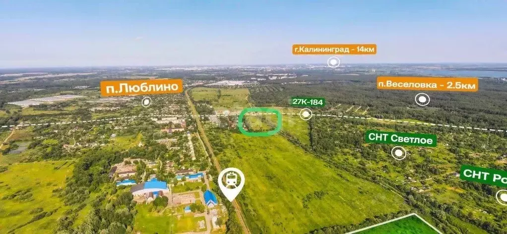 Участок в Калининградская область, Светловский городской округ, пос. ... - Фото 0