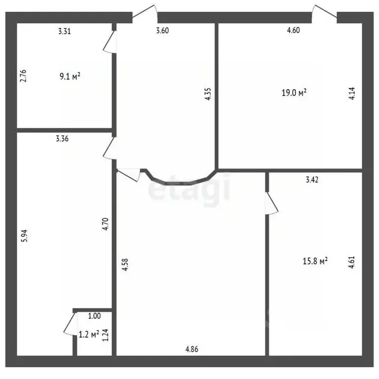 Помещение свободного назначения в Тюменская область, Тюмень ул. ... - Фото 1