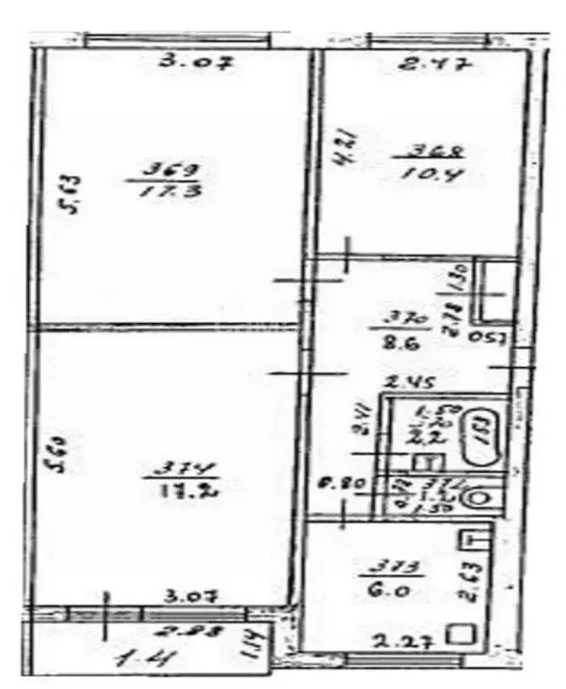 3-к кв. Самарская область, Тольятти ул. Свердлова, 74 (63.0 м) - Фото 2