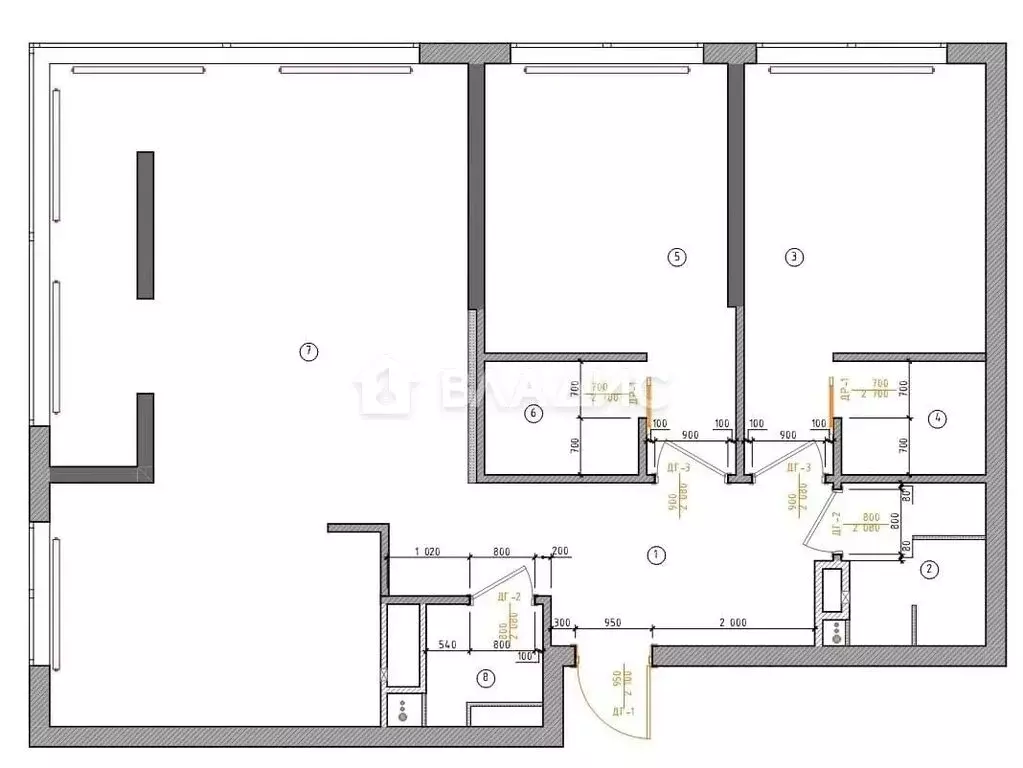 3-комнатная квартира: аул Новая Адыгея, Песочная улица, 1к5 (83.4 м) - Фото 1