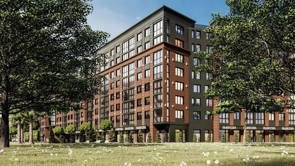 2-к кв. Калининградская область, Калининград Мой Город жилой комплекс ... - Фото 1