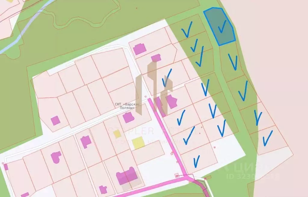 Участок в Москва д. Летово, Барская Поляна кп,  (2.23 сот.) - Фото 1