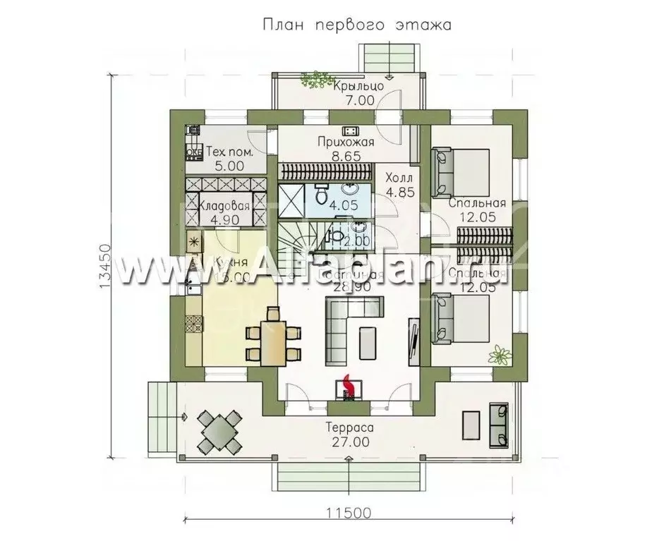 Дом в Калининградская область, Гурьевский муниципальный округ, пос. ... - Фото 2