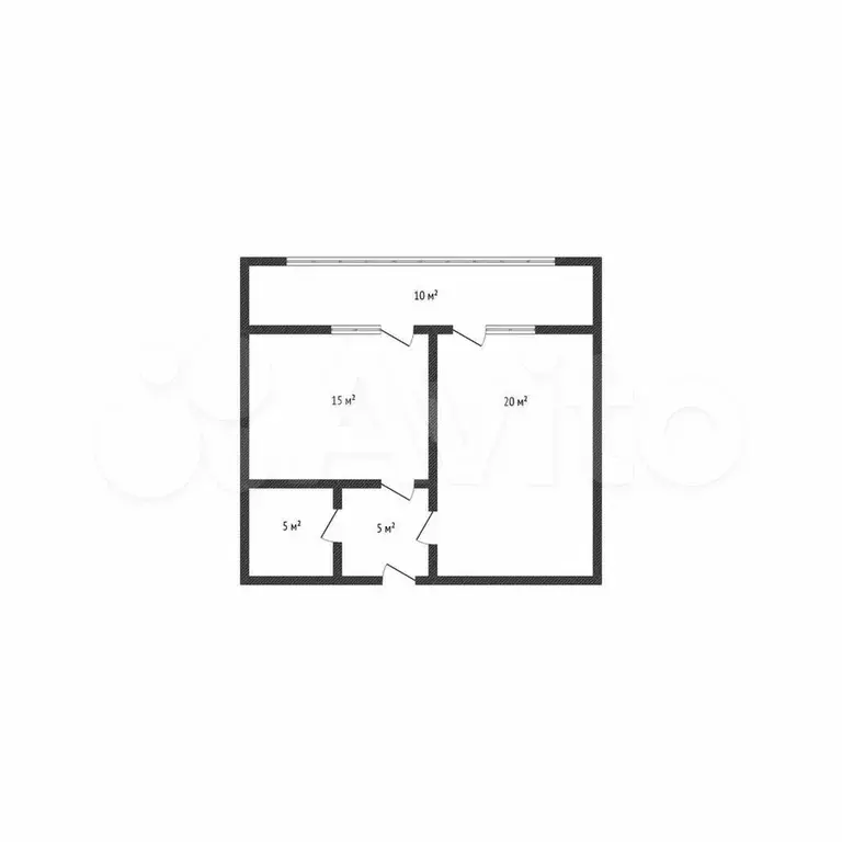 2-к. квартира, 55 м, 4/4 эт. - Фото 0