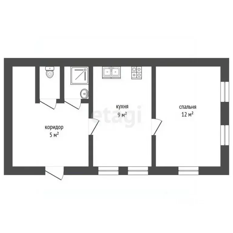 Дом в Оренбургская область, Сорочинск Московская ул., 79 (31 м) - Фото 1