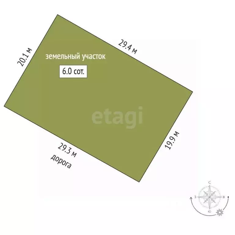 Участок в Ямало-Ненецкий АО, Новый Уренгой Ермак ДПК, 60 (6.0 сот.) - Фото 2