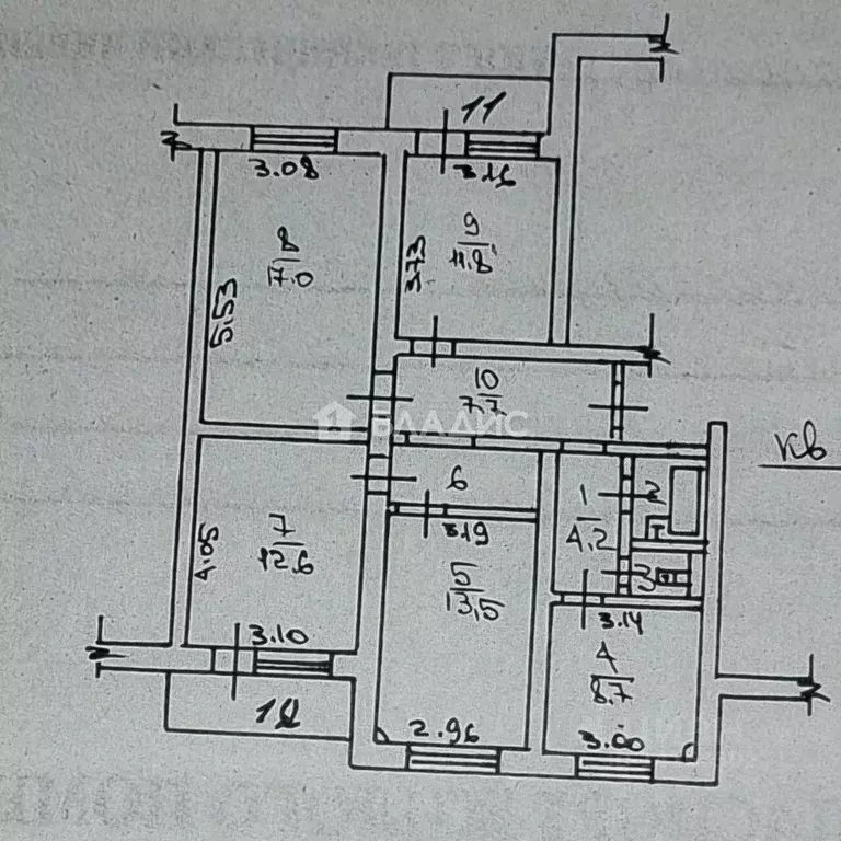4-к кв. Белгородская область, Белгородский район, пос. Майский Зеленая ... - Фото 2