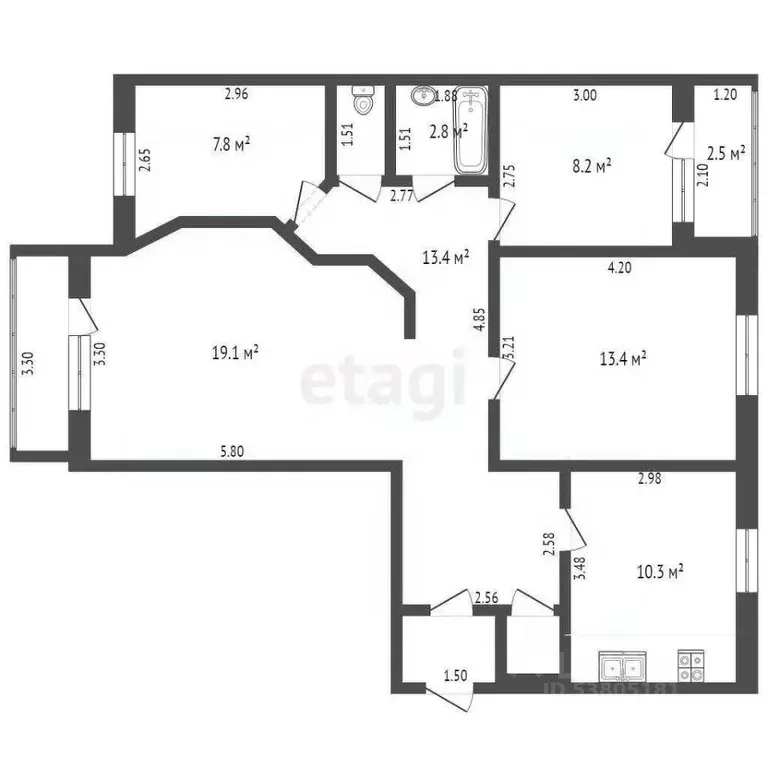 4-к кв. Ростовская область, Октябрьский район, Кривянское с/пос, ... - Фото 2