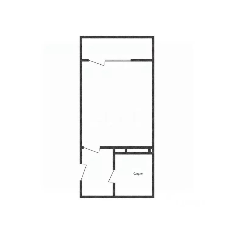 Студия Курская область, Курск ул. Энгельса, 158к1 (28.9 м) - Фото 1