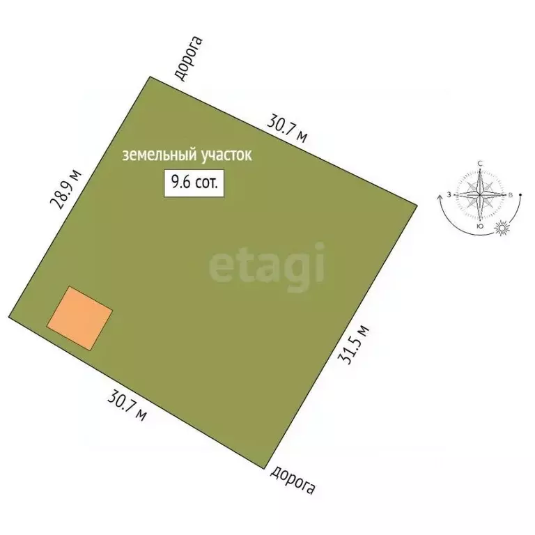 Участок в Саха (Якутия), Якутск Жигули ДСК,  (9.6 сот.) - Фото 1