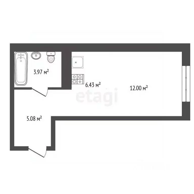 Студия Тюменская область, Тюменский муниципальный округ, с. Горьковка ... - Фото 1