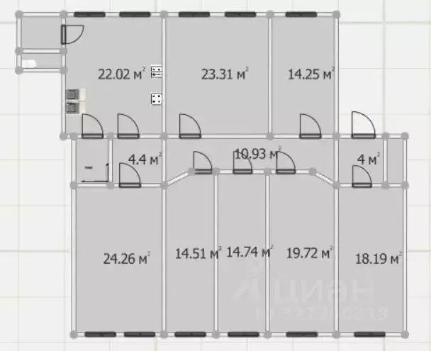 6-к кв. Санкт-Петербург Садовая ул., 48 (184.6 м) - Фото 2