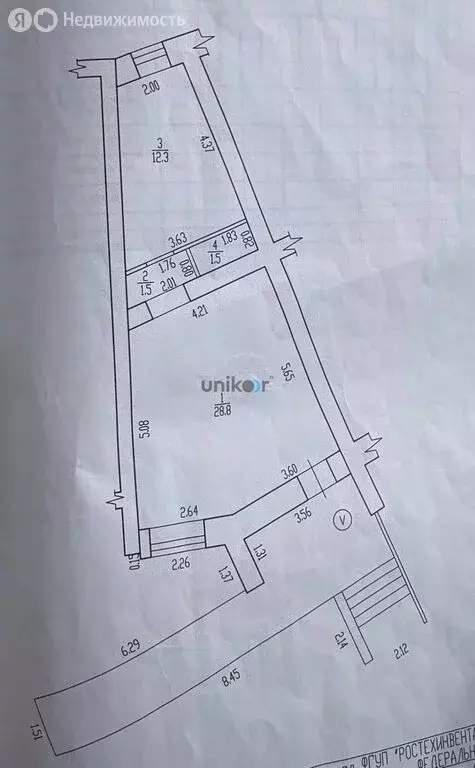 Помещение свободного назначения (44.1 м) - Фото 0