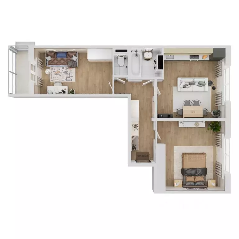 3-к кв. Свердловская область, Каменск-Уральский Октябрьский мкр,  ... - Фото 1