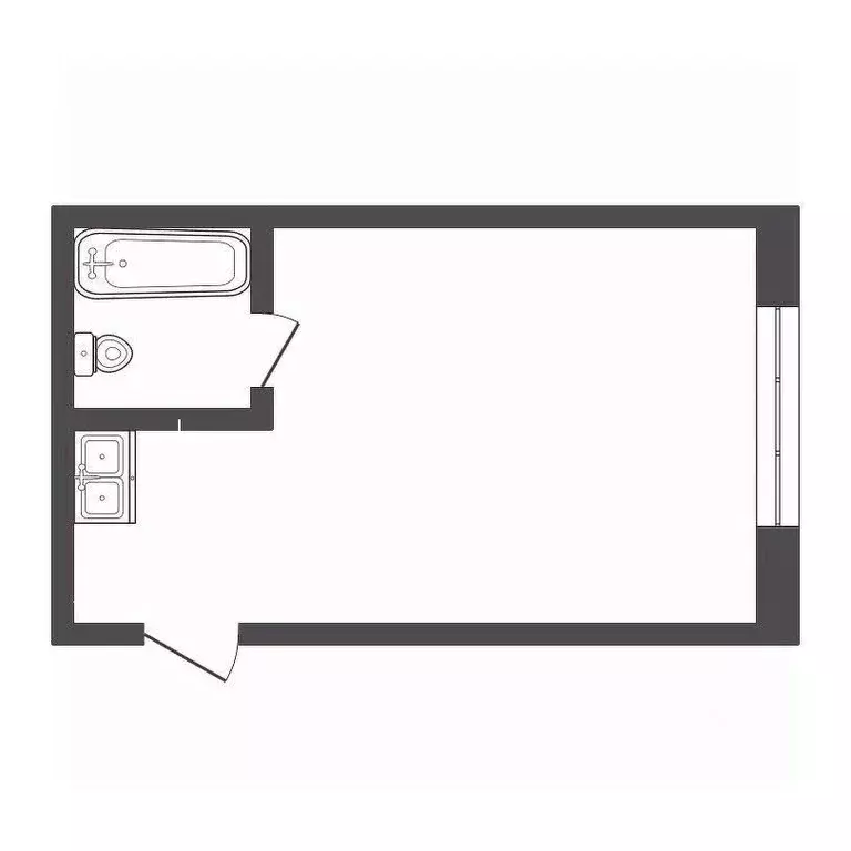 Комната Тюменская область, Тюмень ул. Республики, 218 (18.0 м) - Фото 1