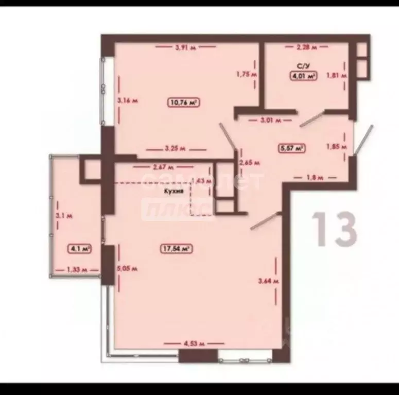 2-к кв. Рязанская область, Рязанский муниципальный округ, с. Дядьково ... - Фото 2