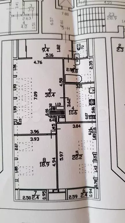 3-к. квартира, 100,6 м, 5/5 эт. - Фото 0