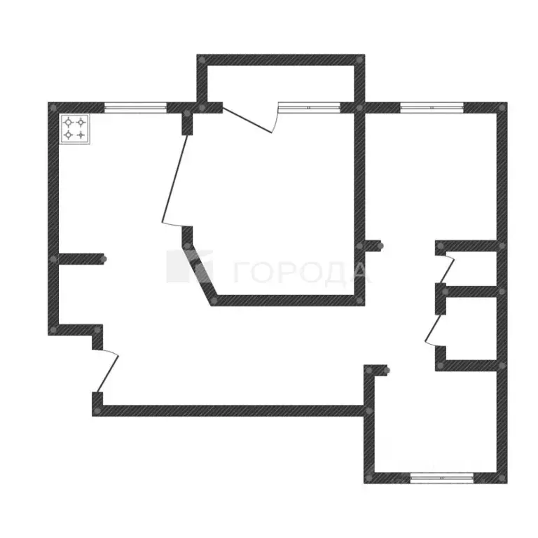 3-к кв. Алтайский край, Барнаул ул. Сергея Ускова, 6 (80.5 м) - Фото 1