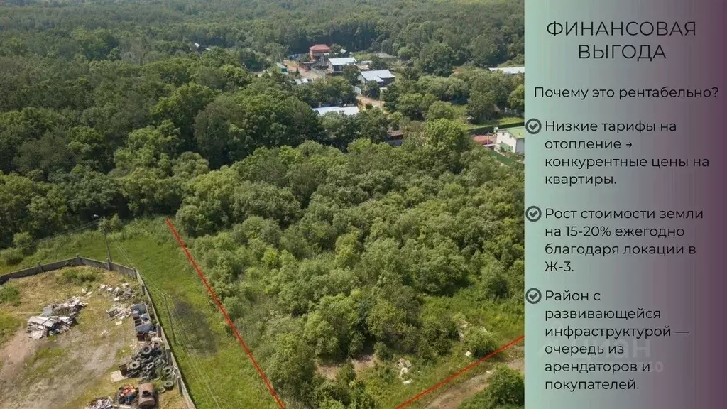 Участок в Хабаровский край, Хабаровск пос. Березовка, ул. ... - Фото 2