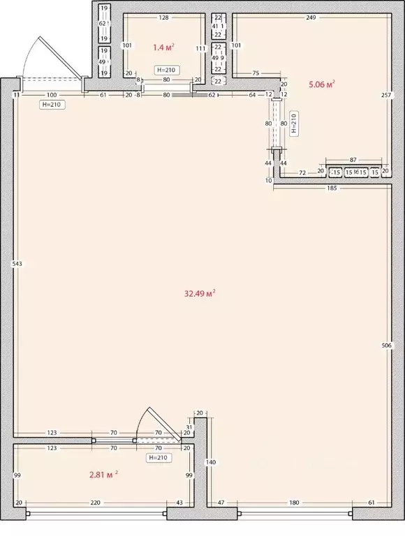 1-к кв. Приморский край, Владивосток ул. Нейбута, 135 (39.8 м) - Фото 0