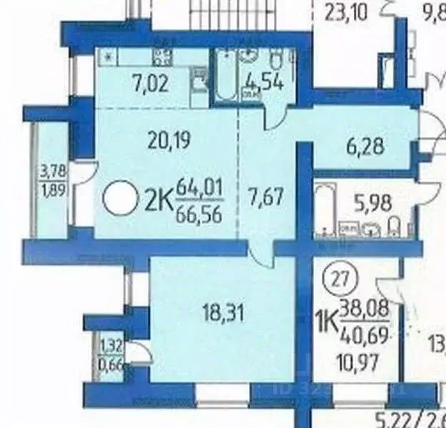 1-к кв. Томская область, Томский район, д. Кисловка, Левобережный мкр ... - Фото 1