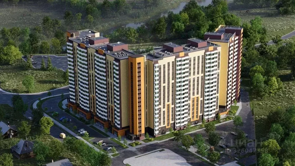 3-к кв. Московская область, Домодедово ул. Текстильщиков, 45 (78.59 м) - Фото 2