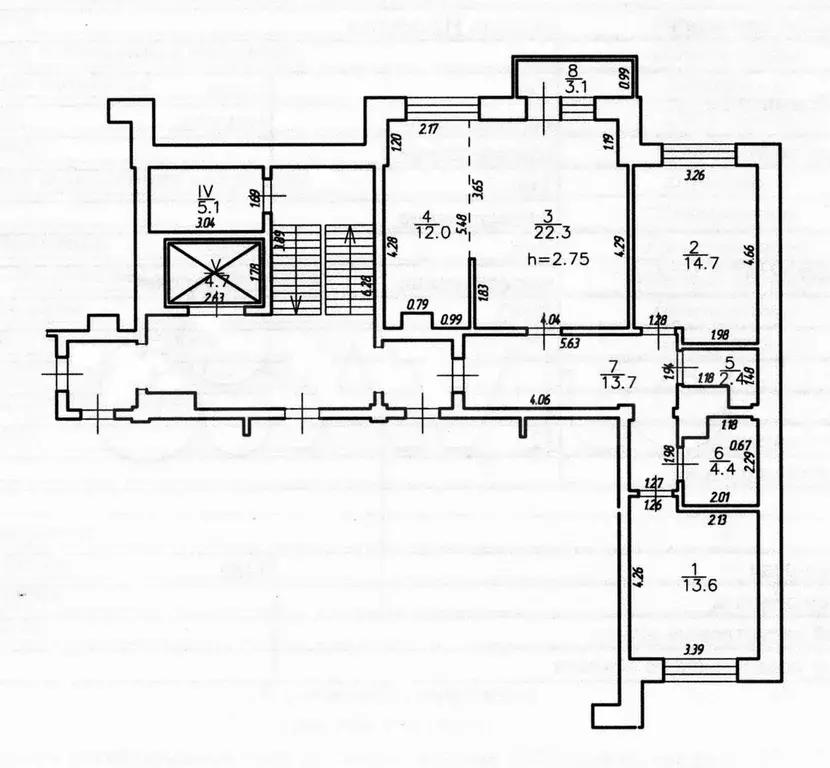 3-к. квартира, 86 м, 5/9 эт. - Фото 0