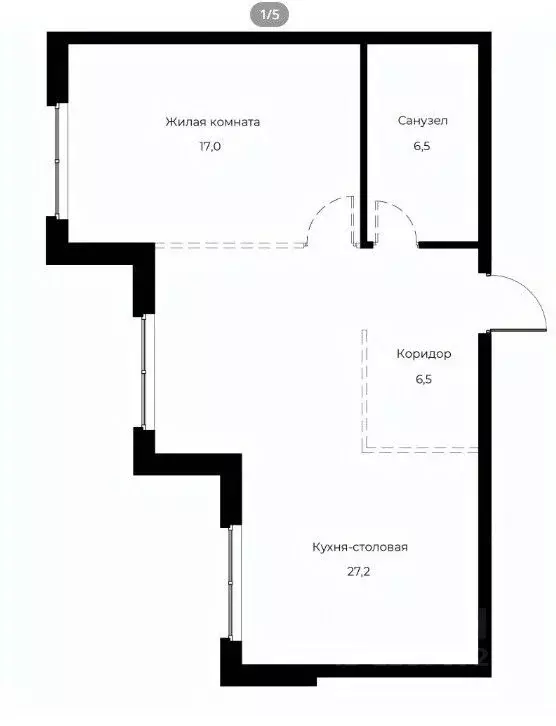 1-к кв. Пензенская область, Пенза Велларт Сити жилой комплекс (57.2 м) - Фото 1
