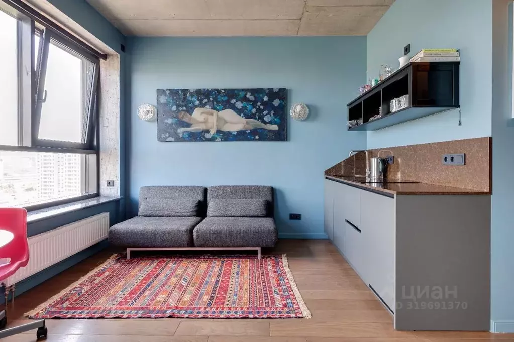 Студия Москва Причальный проезд, 10к1 (34.0 м) - Фото 1