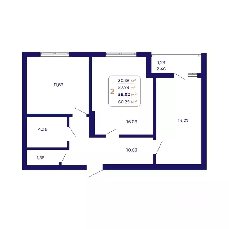 2-к кв. Башкортостан, Уфа Затон-Восточный жилрайон, Паруса жилой ... - Фото 0