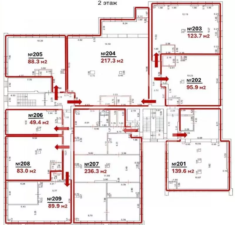 Помещение свободного назначения в Москва Колодезный пер., 3С25 (263 м) - Фото 2
