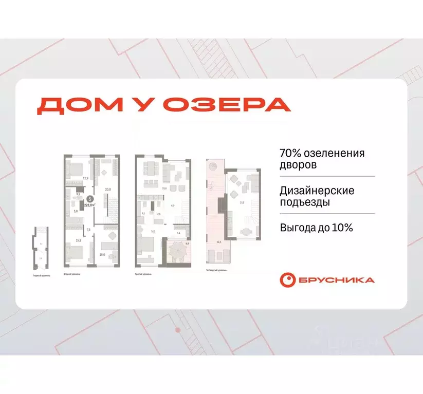 4-к кв. Тюменская область, Тюмень ул. Муравленко, 9к3 (223.03 м) - Фото 0
