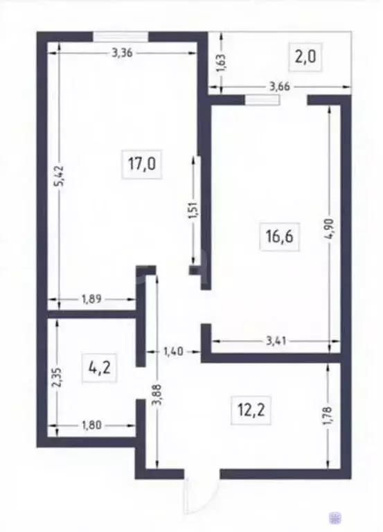 1-комнатная квартира: Казань, Чистопольская улица, 71Б (49.7 м) - Фото 1