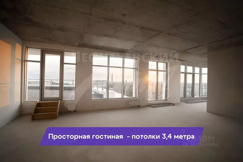 3-к кв. Санкт-Петербург Ждановская ул., 45 (221.0 м) - Фото 1