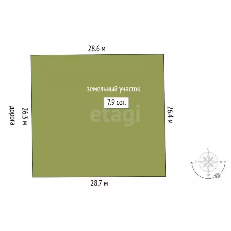 Участок в Тюменская область, Тюмень  (7.89 сот.) - Фото 2