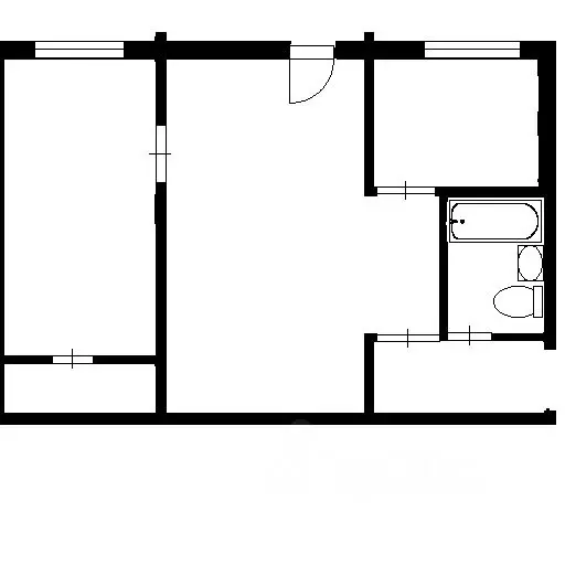 2-к кв. Челябинская область, Челябинск Южная ул., 7 (43.0 м) - Фото 2