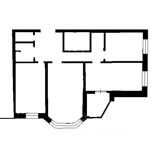 3-к кв. Воронежская область, Воронеж ул. Владимира Невского, 38 (80.5 ... - Фото 2