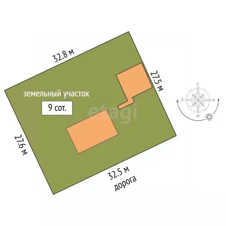 Дом в Крым, Черноморский район, Далековское с/пос, с. Владимировка ул. ... - Фото 2