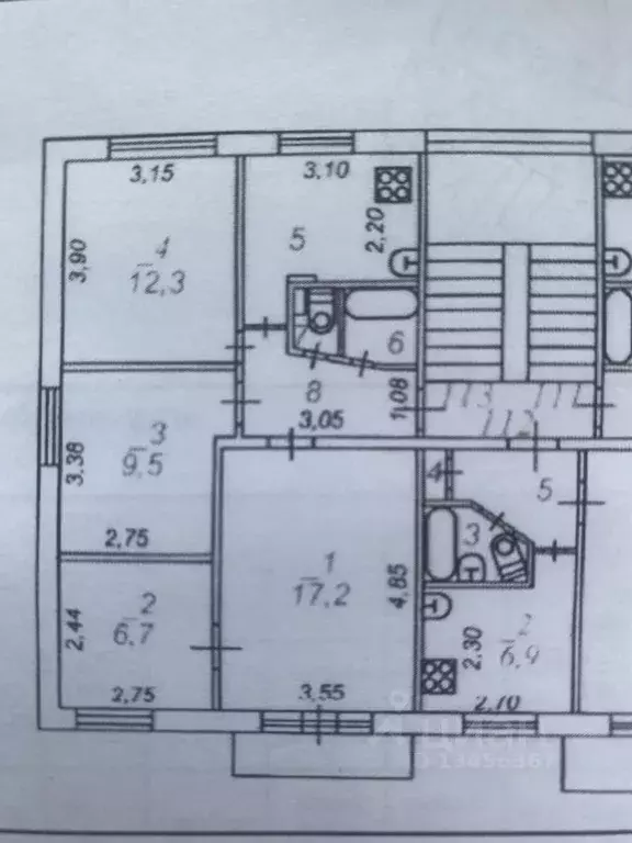 4-к кв. Коми, Сыктывкар ул. Димитрова, 46 (60.5 м) - Фото 2