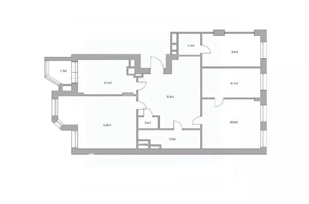 4-к кв. Москва Ломоносовский просп., 25к5 (168.5 м) - Фото 1