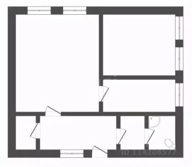 Дом в Воронежская область, Грибановский пгт ул. Красная Тула, 7 (61 м) - Фото 2