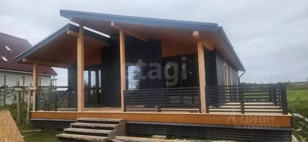 Дом в Ленинградская область, Ломоносовский район, Низинское с/пос, ... - Фото 1