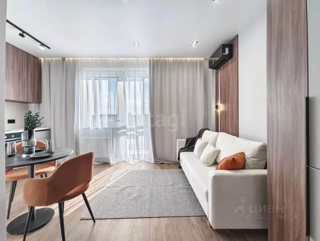 Студия Тюменская область, Тюмень Холодильная ул., 31к1 (25.0 м) - Фото 1