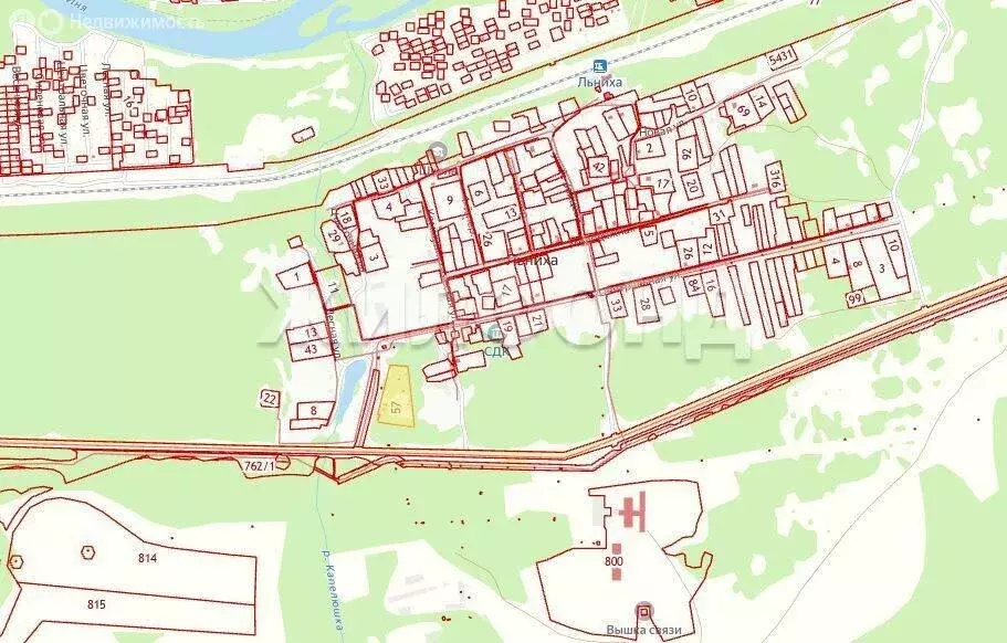 Участок в Льниха, Центральная улица (100 м) - Фото 0