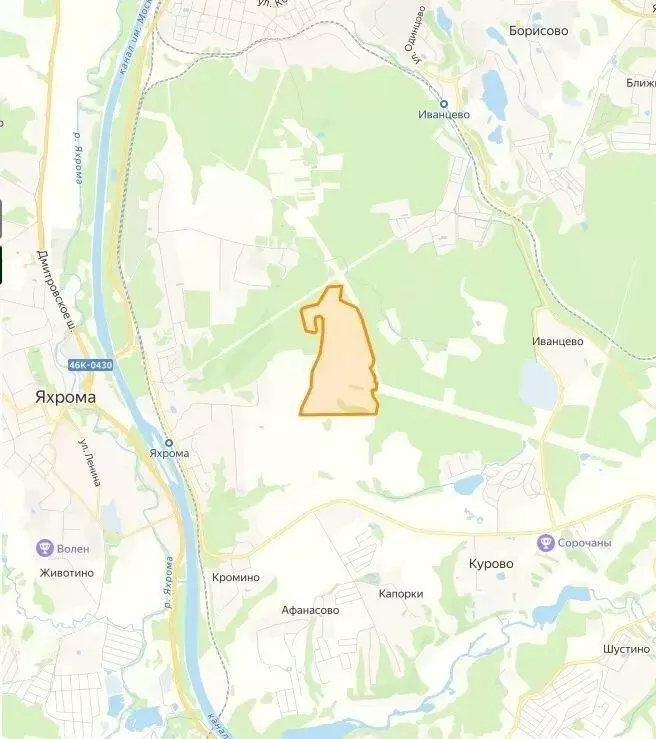 Участок в Московская область, Яхрома Дмитровский муниципальный округ, ... - Фото 1