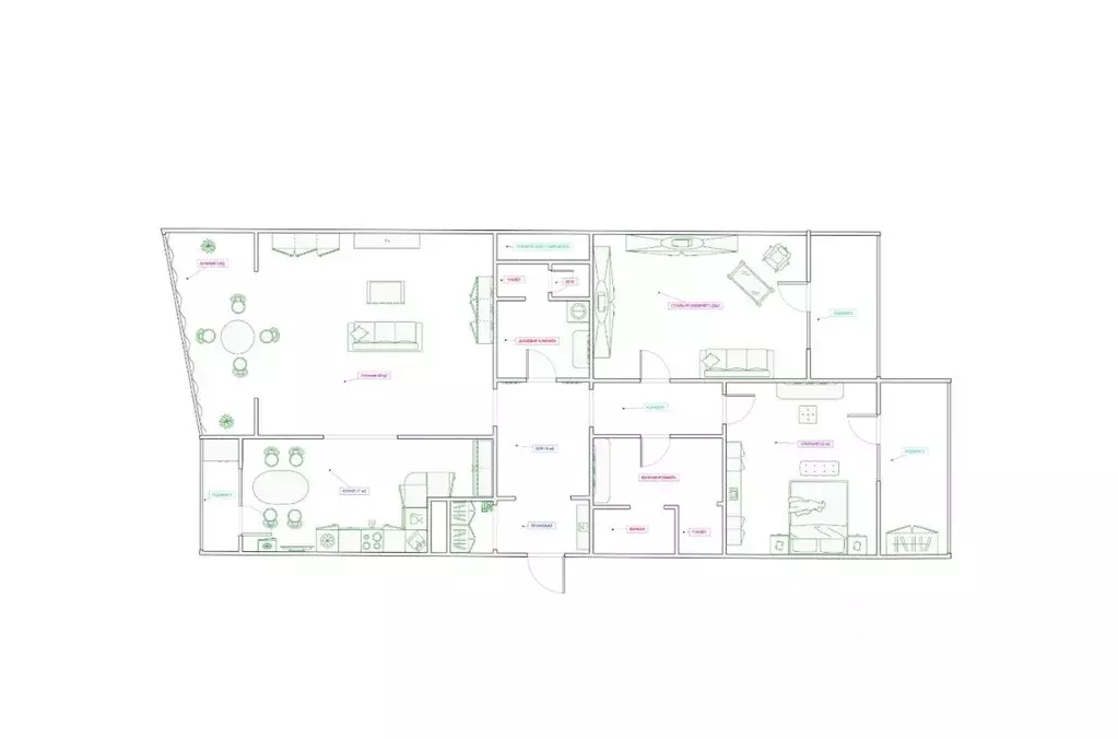 3-к кв. Москва Ленинский просп., 92К1 (150.0 м) - Фото 2